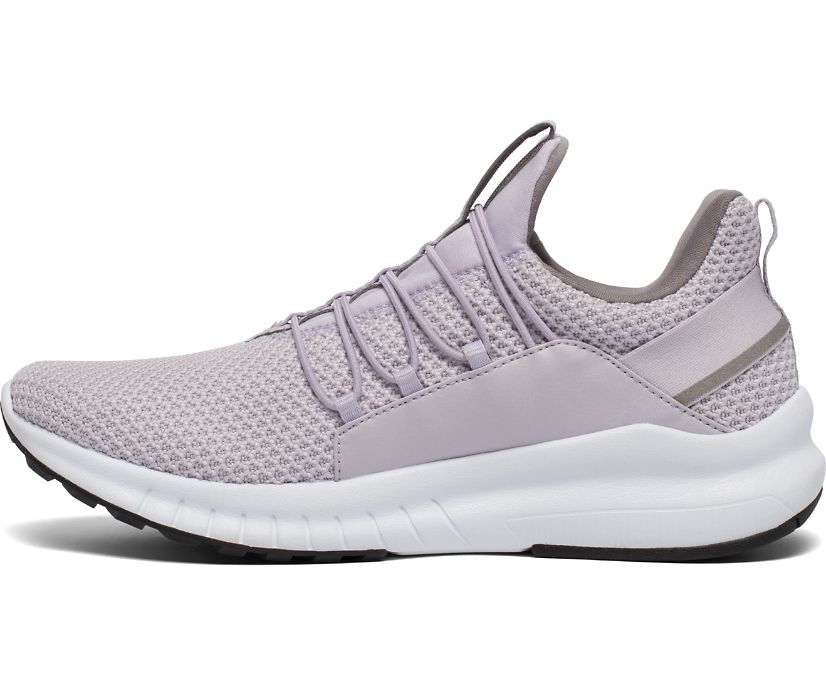 Women's Saucony Stretch & Go Glide Walking Shoes Lavender | Singapore 255XYUF